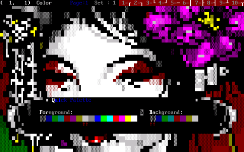 ACIDDraw With the CMD.EXE RGB Color Palette