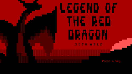 Legend of the Red Dragon Intro Screen