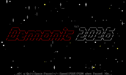 xq-stfs in action. trust me, this looks much scroll when its scrolling and the stars are animated!